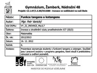 gymn zium amberk n dra n 48 projekt cz 1 07 1 5 00 34 0280 inovace ve vzd l v n na na kole