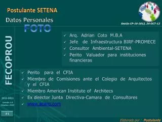 postulante setena