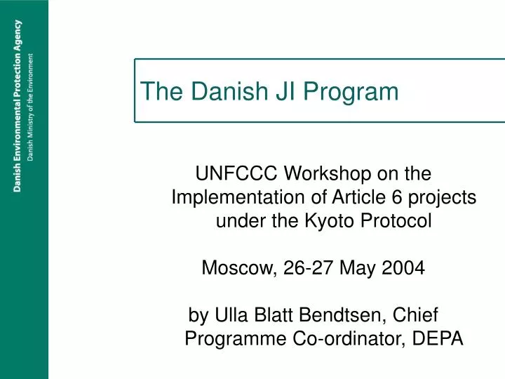 the danish ji program