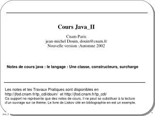 cours java ii