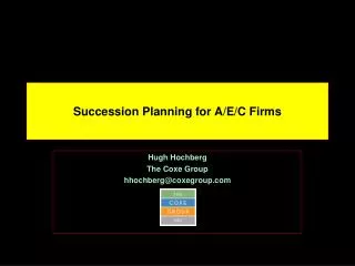 Succession Planning for A/E/C Firms