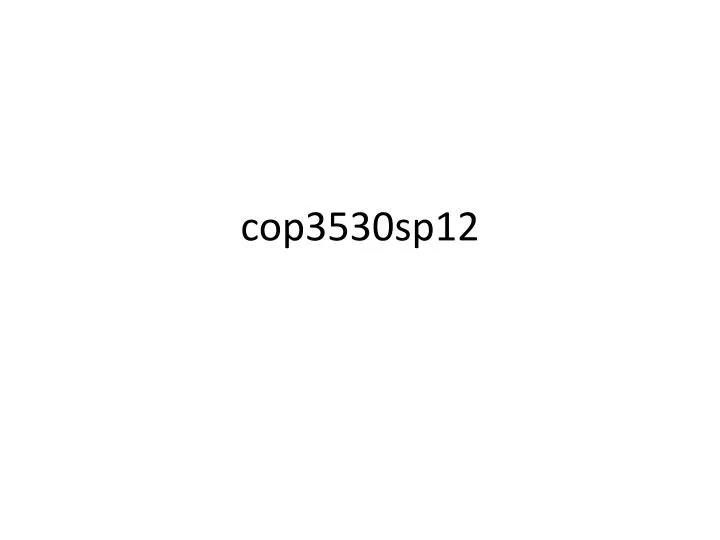 cop3530sp12