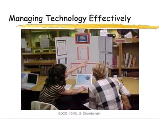 Managing Technology Effectively