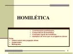 HOMILÃ‰TICA - slide 1