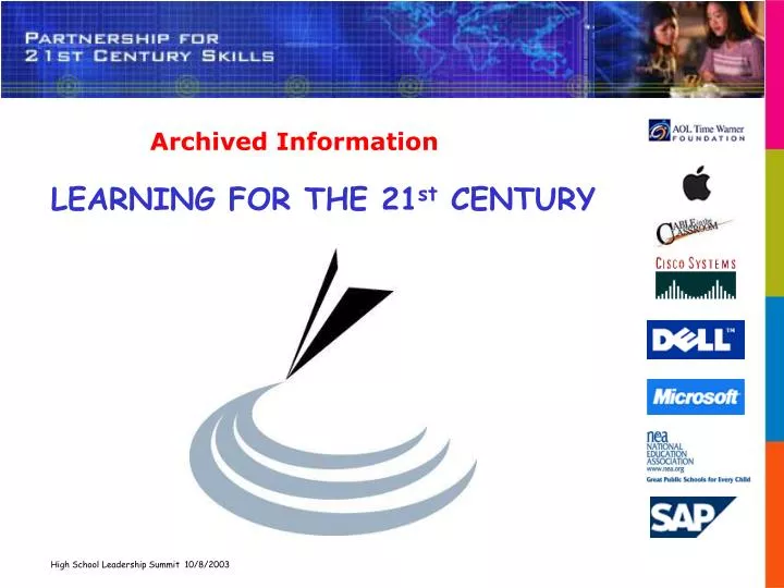 learning for the 21 st century