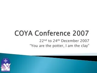 COYA Conference 2007