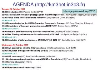 AGENDA (km3net2p3.fr)