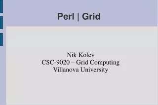 Perl | Grid