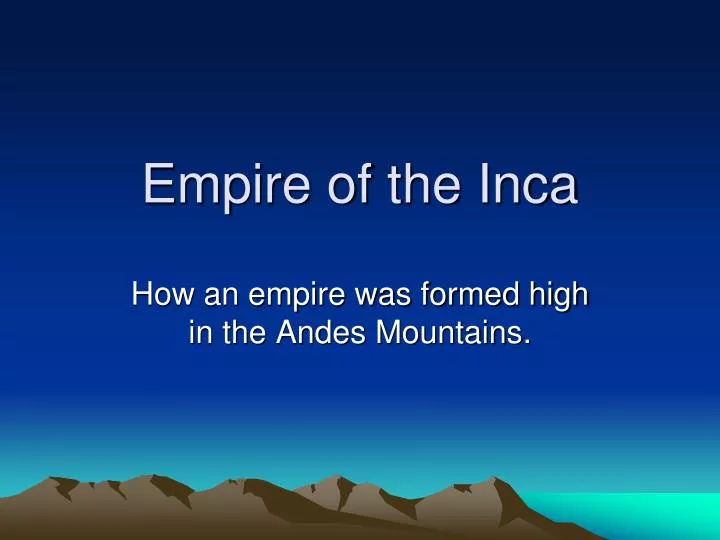 empire of the inca