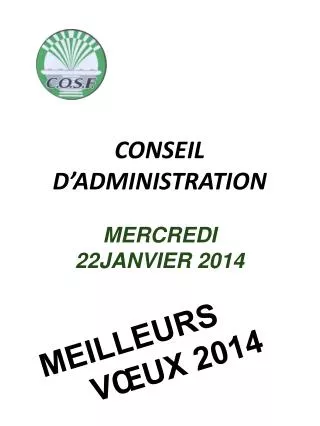 conseil d administration