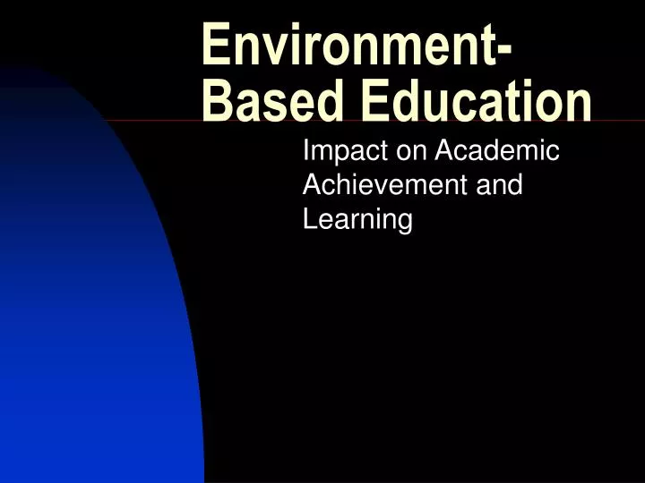 environment based education