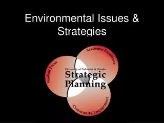 Environmental Issues &amp; Strategies