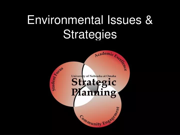 environmental issues strategies
