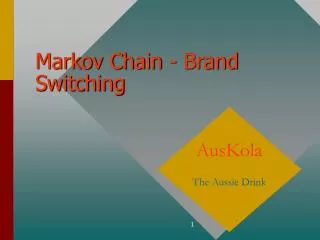 Markov Chain - Brand Switching