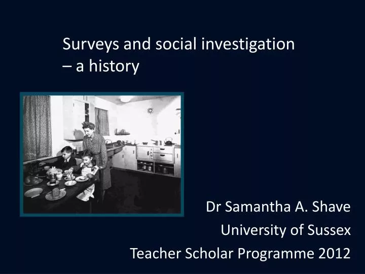 dr samantha a shave university of sussex teacher scholar programme 2012