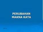 PERUBAHAN MAKNA KATA - slide 1