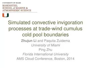 Simulated convective invigoration processes at trade-wind cumulus cold pool boundaries