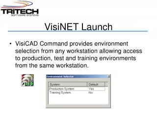 VisiNET Launch