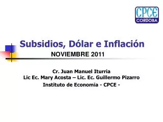 subsidios d lar e inflaci n