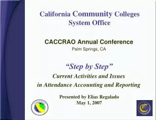 California Community Colleges System Office