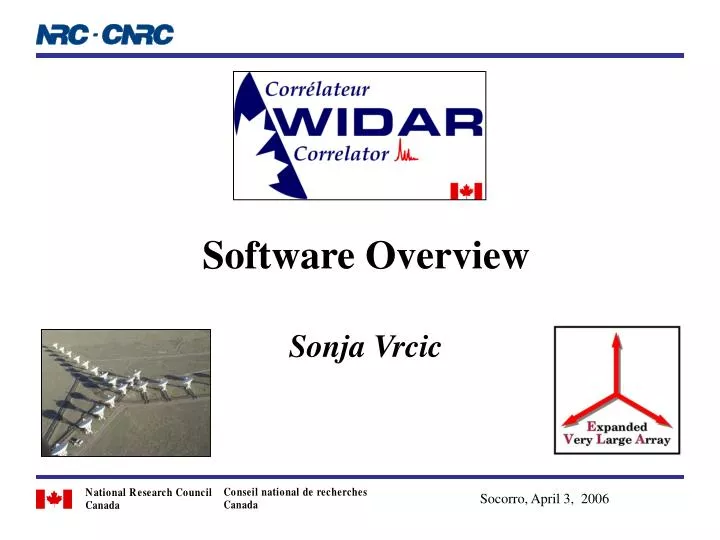 software overview sonja vrcic