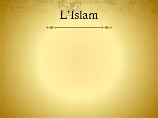 l islam