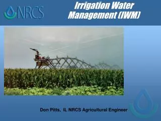 Irrigation Water Management (IWM)