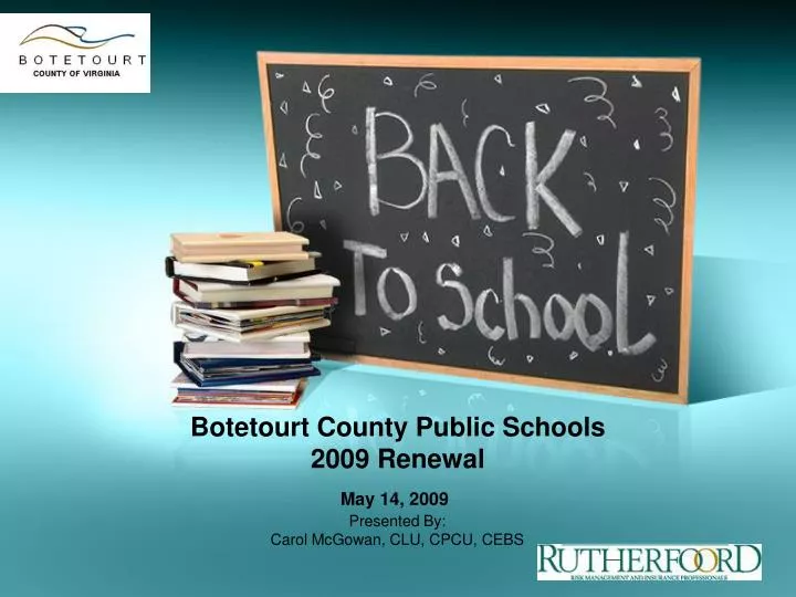 botetourt county public schools 2009 renewal
