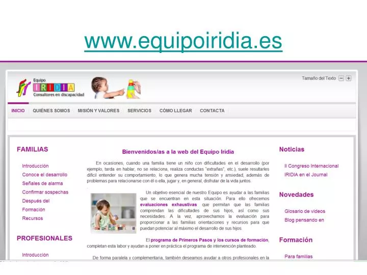 www equipoiridia es