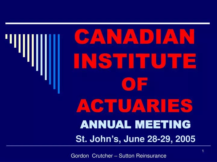 canadian institute of actuaries