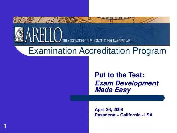 examination accreditation program