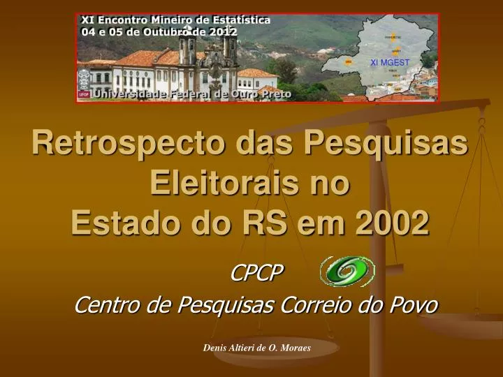 r etrospecto das pesquisas eleitorais no estado do rs em 2002