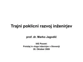 trajni poklicni razvoj in enirjev