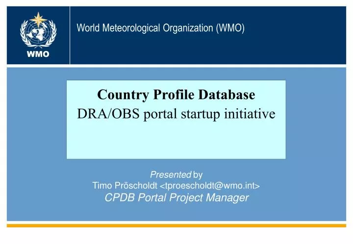 world meteorological organization wmo