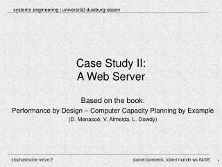 Case Study II: A Web Server