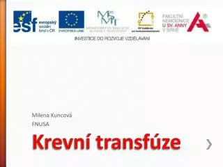 krevn transf ze