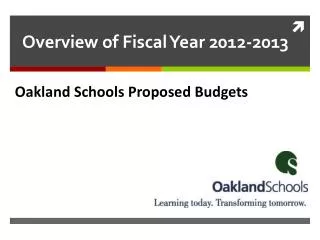 Oakland Schools Proposed Budgets