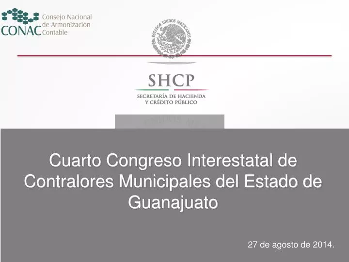 cuarto congreso interestatal de contralores municipales del estado de guanajuato