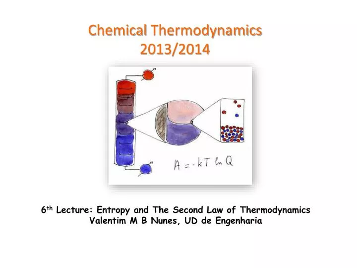 chemical thermodynamics 2013 2014