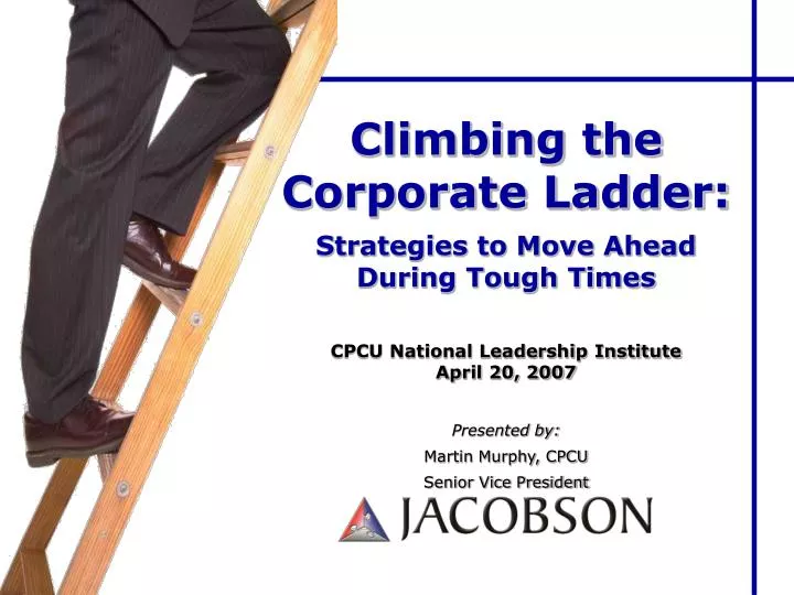 climbing the corporate ladder