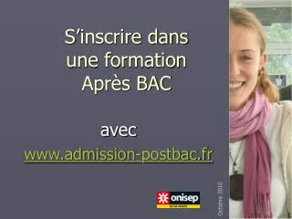 s inscrire dans une formation apr s bac