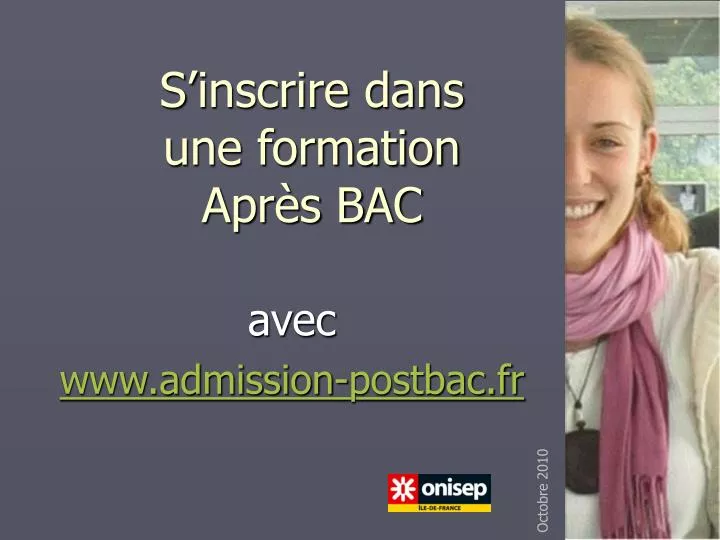 s inscrire dans une formation apr s bac