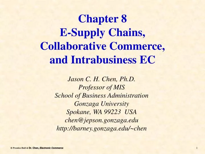 chapter 8 e supply chains collaborative commerce and intrabusiness ec