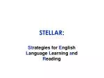 STELLAR : - slide 1