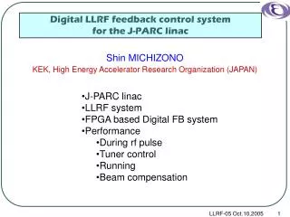 Digital LLRF feedback control system for the J-PARC linac