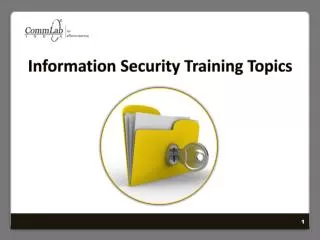 Information Security Training Topics