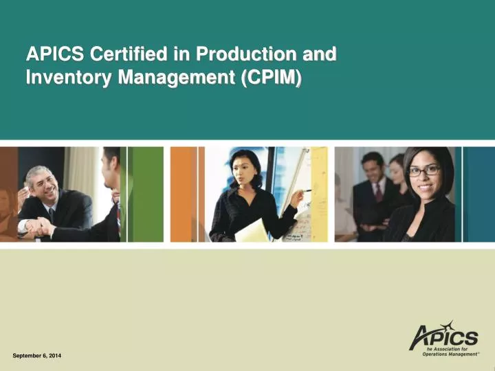 apics certified in production and inventory management cpim