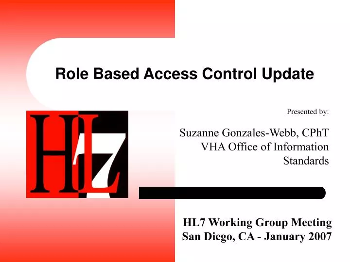 role based access control update