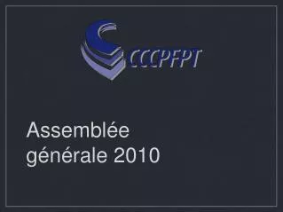assembl e g n rale 2010