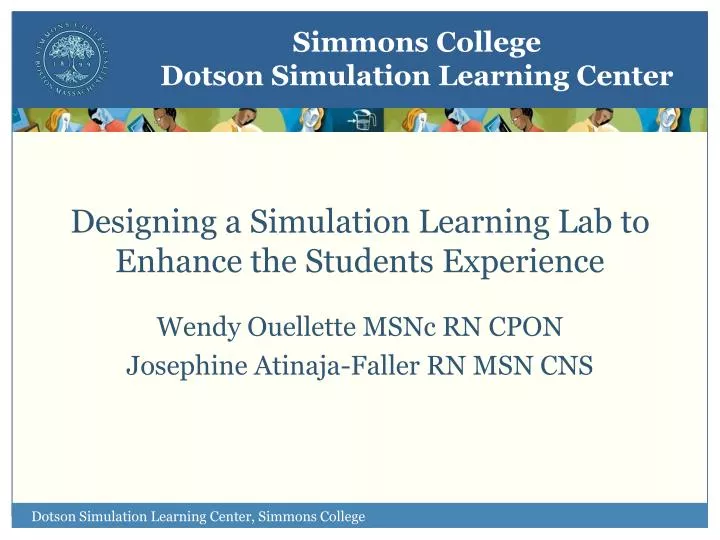designing a simulation learning lab to enhance the students experience